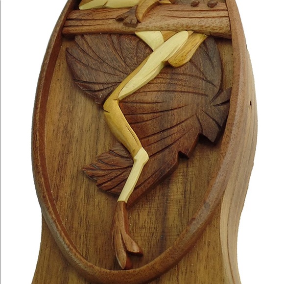 Carver Dan “Hanging Tree Frog” Puzzle Box - Picture 2 of 5